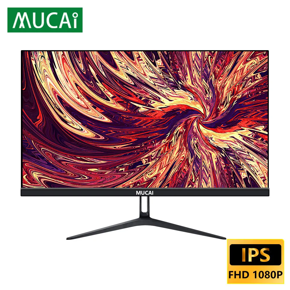 

MUCAI 27 Inch Monitor 75Hz FHD 27" Desktop LED Display IPS Gamer office Computer Screen VGA HDMI-compatible 1920*1080 N270E