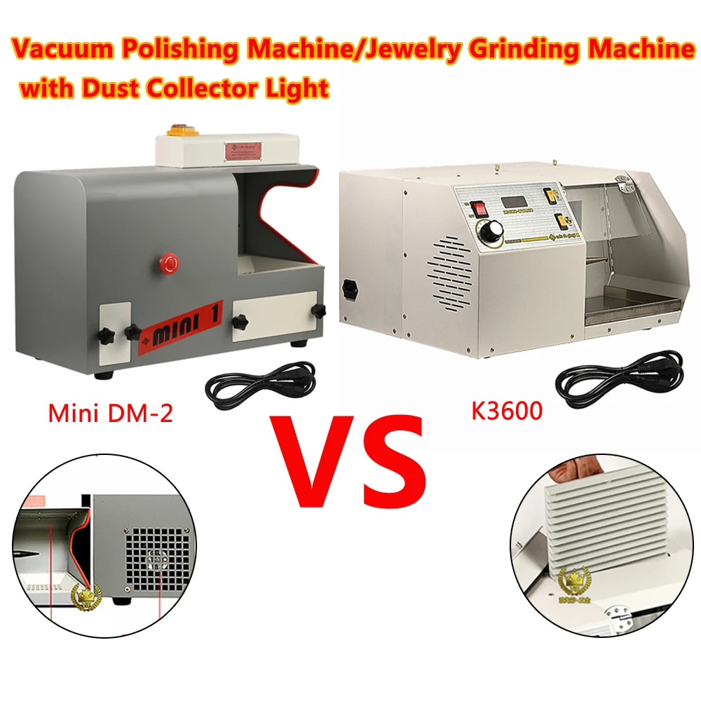 Полировальная машина, устройство для шлифовки ювелирных изделий с пылесборником, стая СКОРОСТЬ РЕГУЛИРОВКИ K3600, вакуумная турбина для сбора пыли