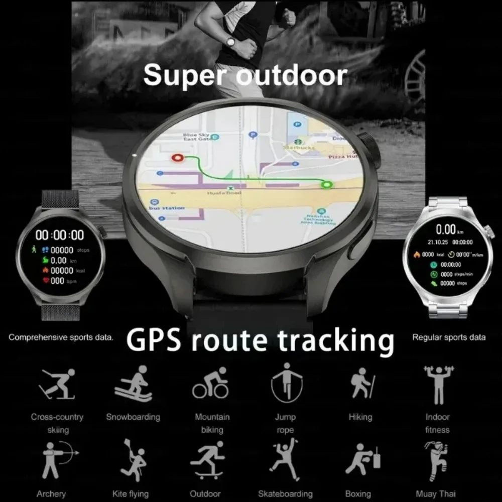 Фото Глобальная версия Xiaomi Watch S3: спортивные водонепроницаемые часы с функцией измерения пульса, компасом, GPS-трекером, NFC, Bluetooth и функцией звонков. №3