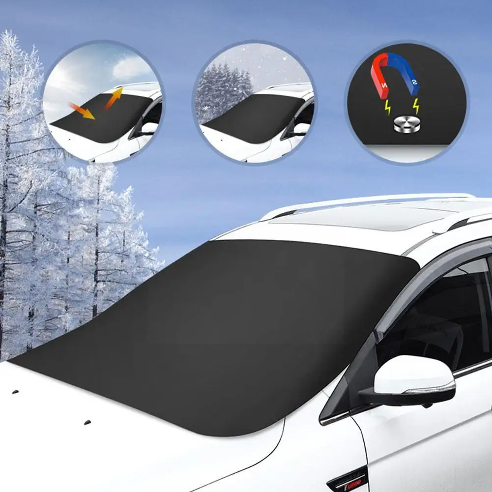 Universal Car Windshield Snow Cover Outdoor Waterproof Covers Protector Frost Winter Automobile Sunshade Exterior Auto Anti D6D0