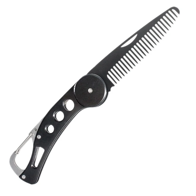 

Foldable Comb Folding Pocket Clip Hair Moustache Beard Comb Fashion Men Women Hair Brush Pocket Comb