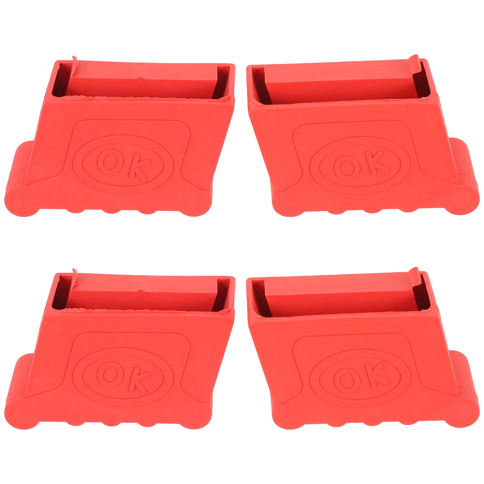

4 pcs Insulation Antiskid Convenient Replacement Household Ladder Cover Rubber Ladder Feet Covers