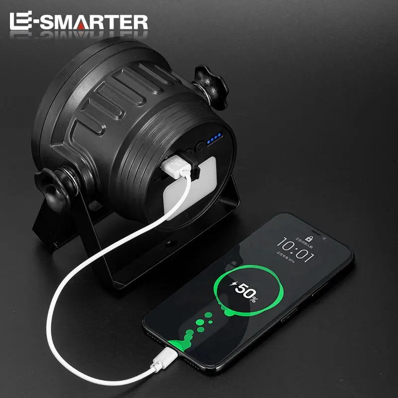 Многофункциональный портативный прожектор высокой яркости водонепроницаемый USB