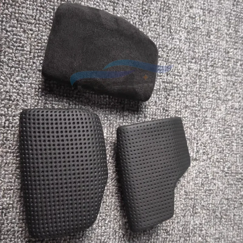 

For Audi A4l A6L A4L Q5L A5 Q7 Leather Perforated Handball Cover 1PCS