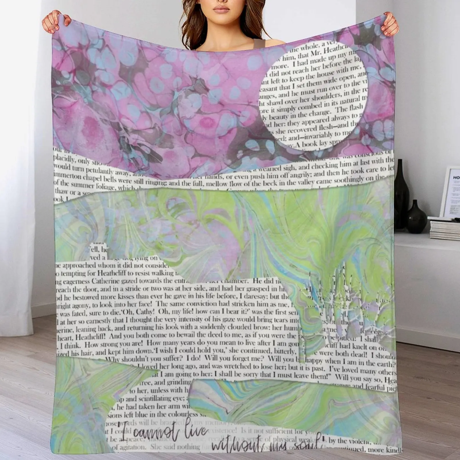 Новое одеяло Wuthering Heights I Can't Live Without My Soul идеи подарков на День святого Валентина