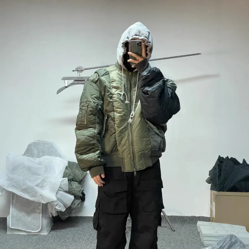 Jimo GRAILZ American High Street нерегулярные сращивания трехцветный дизайн на молнии