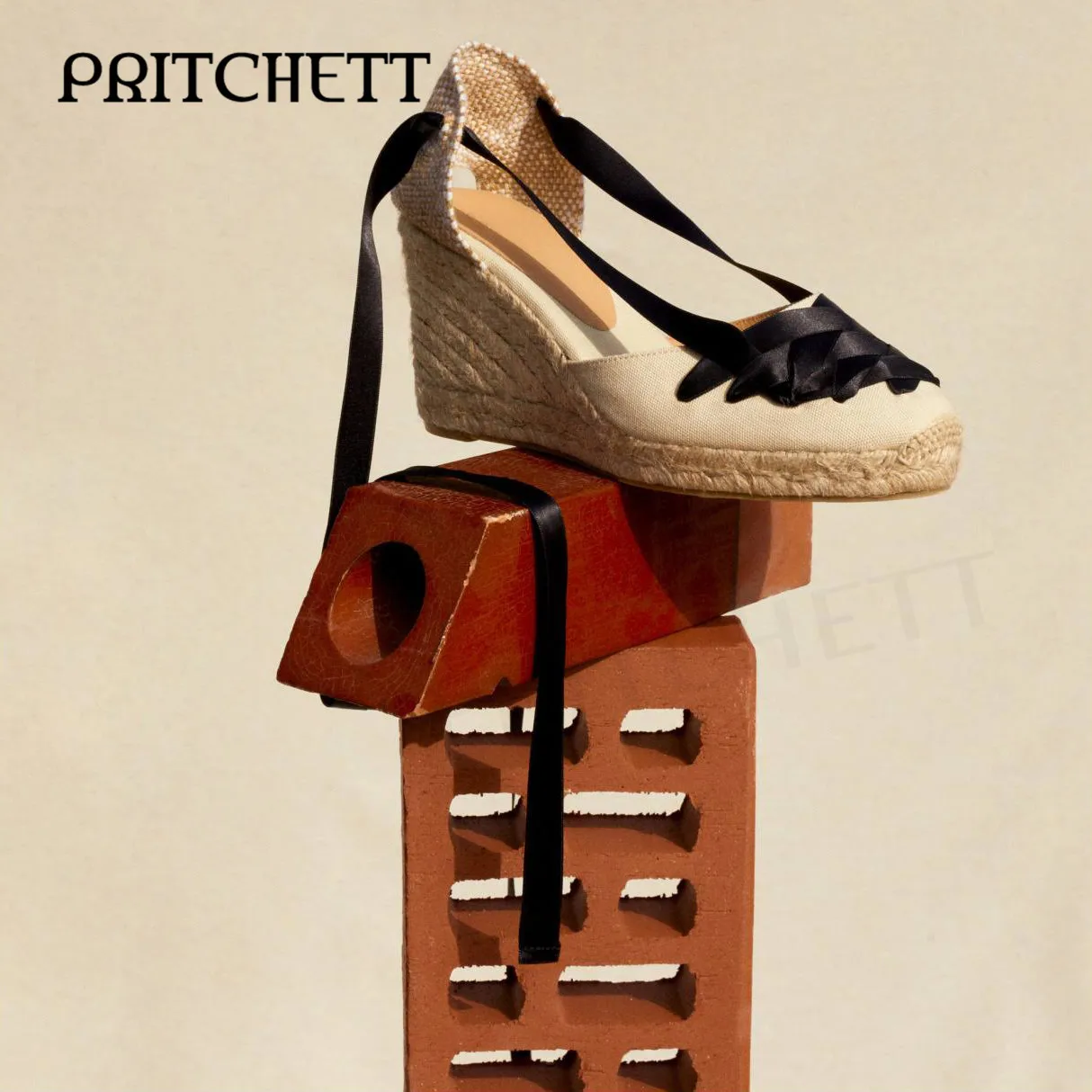 Color Matching Wedge Espadrille Women's Shoes Blue Ribbon Ankle Strap Hollow Baotou Platform Sandals Woven Fashion Women's Shoes