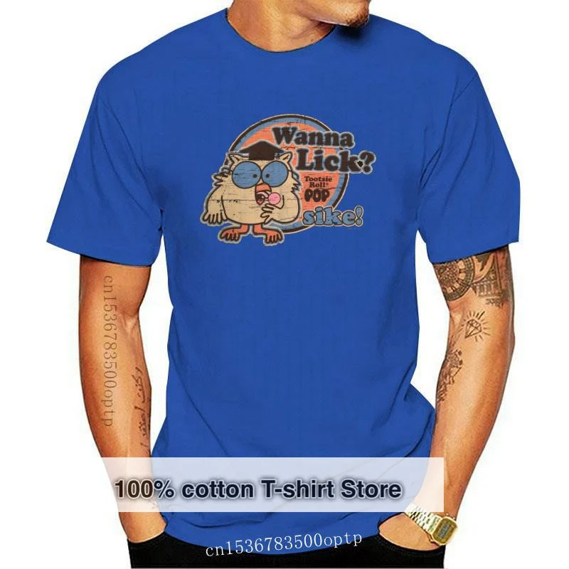 

Новая мужская футболка TOOTSIE ROLL TOOTSIE POP, большая, темно-синяя, хотите лизать, Сова, Лолли