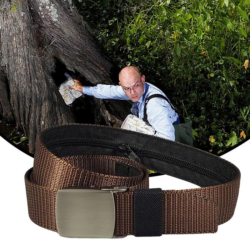 Дорожный карманный ремень с карманом для наличных денег защитный ценных случаев