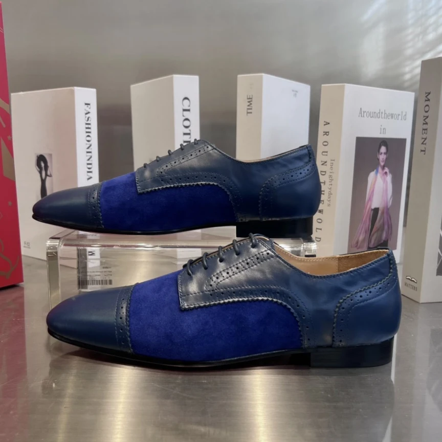 

Высококачественные мужские деловые кожаные туфли на красной подошве, дизайнерские Роскошные модные повседневные лоферы, профессиональная Классическая обувь HJ0021