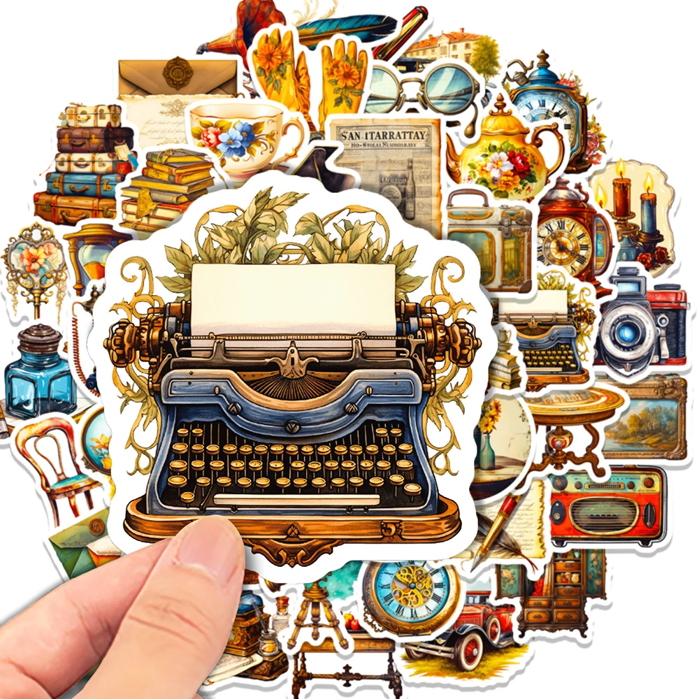 

10/50Pcs Medieval Retro Graffiti Stickers Phone Luggage Laptop Scrapbooking Helmet Computer Guitar DIY Comics Sticker Party Gift