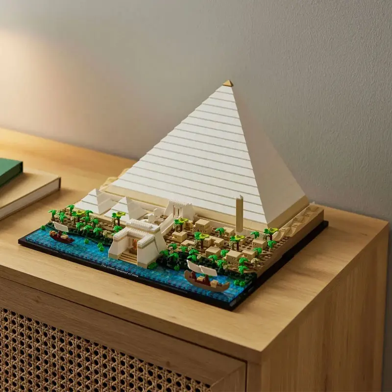 

Architecture Building Series The Great Pyramid of Giza Model Building Blocks 1476PCS Brick Toys Kids Birthday Gift Set 21058