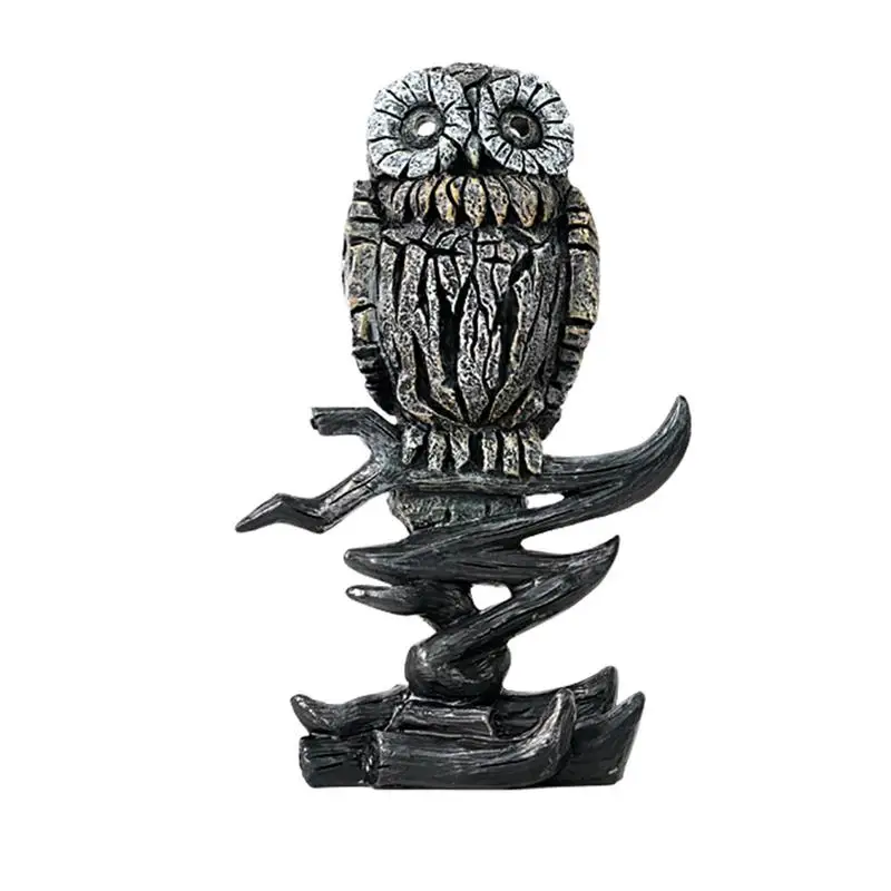 

Owl Tabletop Statue Ornament Resin Crafts Desktop Ornaments Sculpture Animal Bird Action Figure Desktop Ornaments For Harvesting