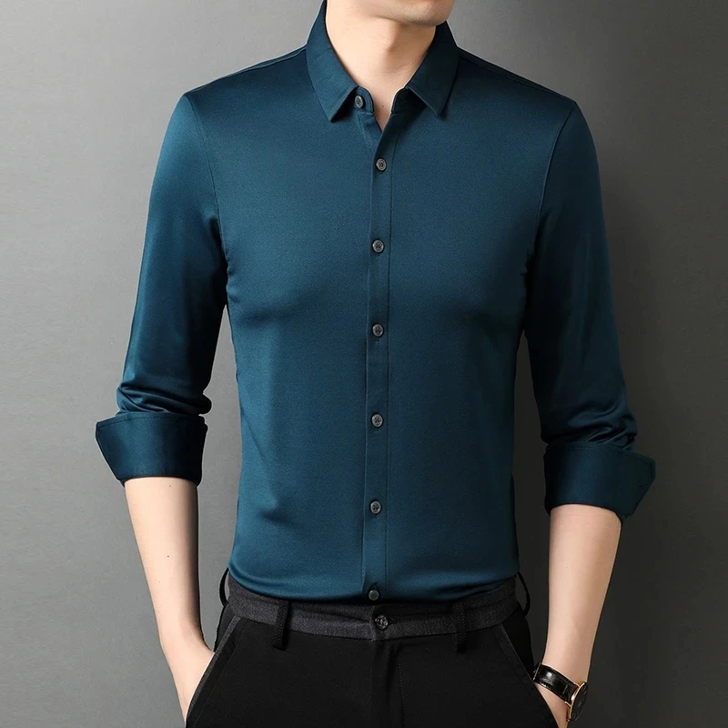 

Мужская хлопковая рубашка, Повседневная рубашка, cai8739, весна-осень 2022