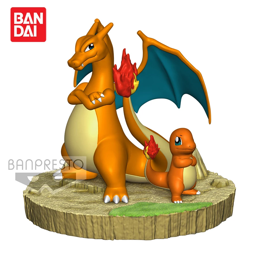 

Original Banpresto Pokemon Go Charizard Charmander Action Figures Juguetes Collectible Model Toys Amine Figurals Brinquedos