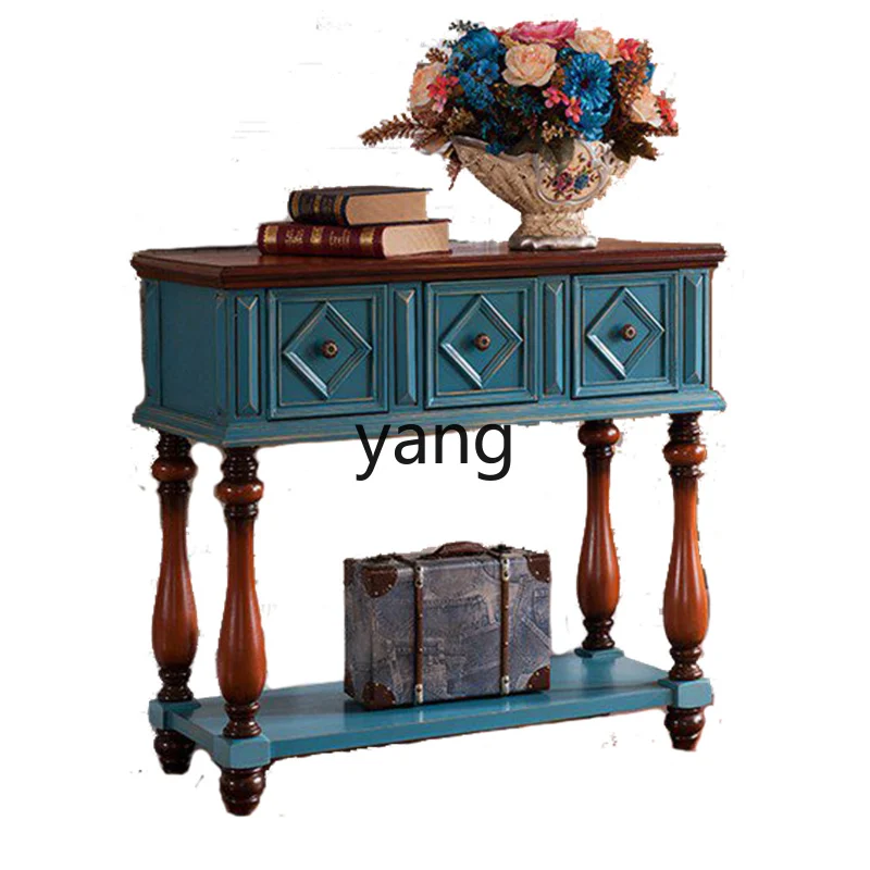 YJQ Xuanguan стол с подставкой маленький Выдвижной столик мебель из массива дерева