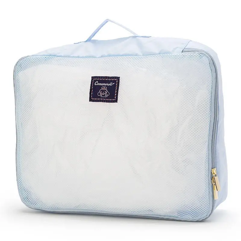 Cute Luggage Travel Packing Bags Storage Bag Cinnamoroll Babycinnamoroll Travel Buggy Bag Clothes Organizer Bag Suit 3 Set