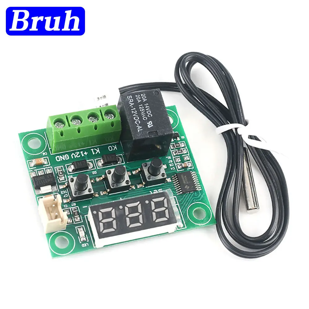Tat Temperature Control Switch Temperature Controller Thermometer Thermo Controller + Case