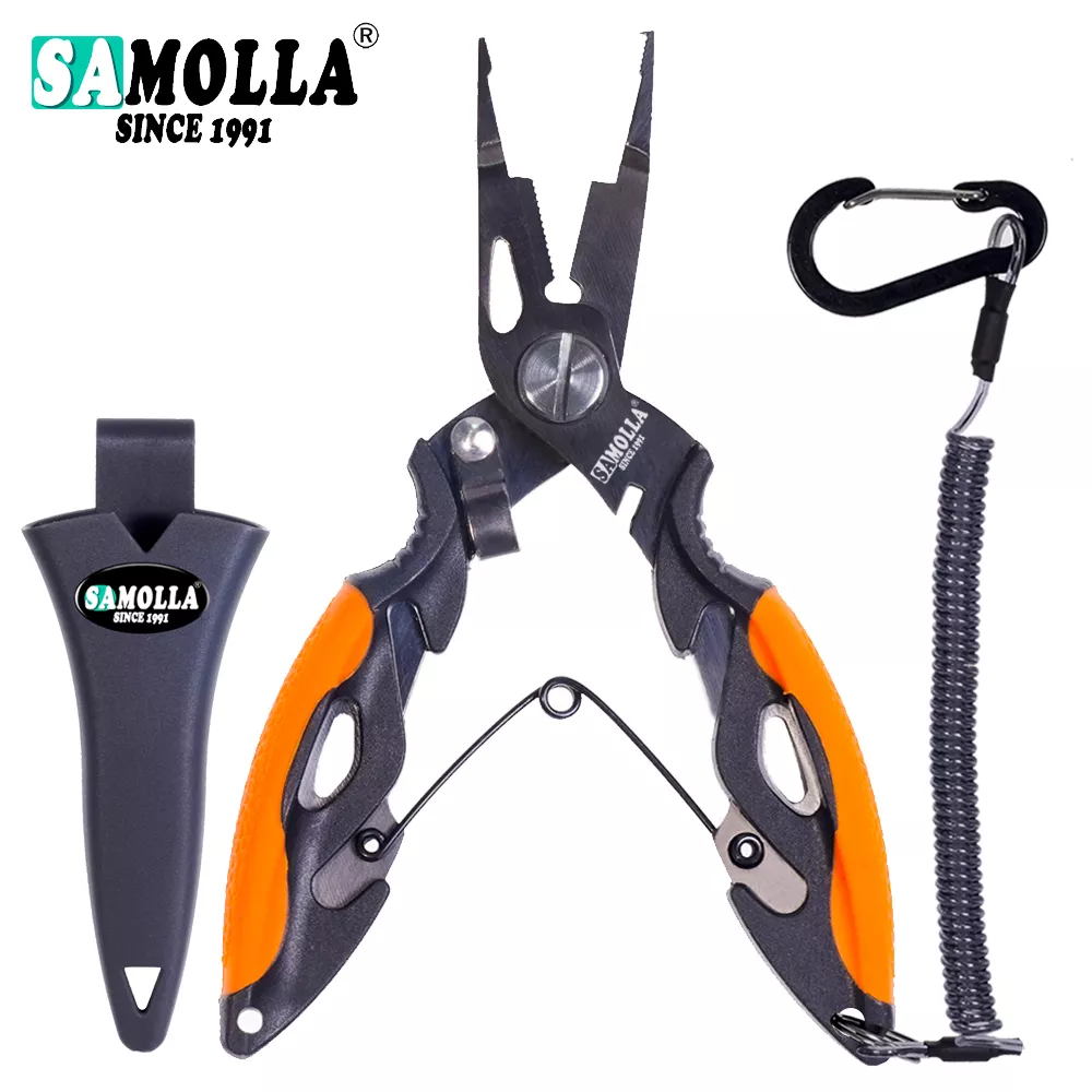 New Multifunctional Fishing Pliers Accessories 420 Stainless Steel Body Scissors Line Cutter Hooks Remover Outdoor Fishing Tools