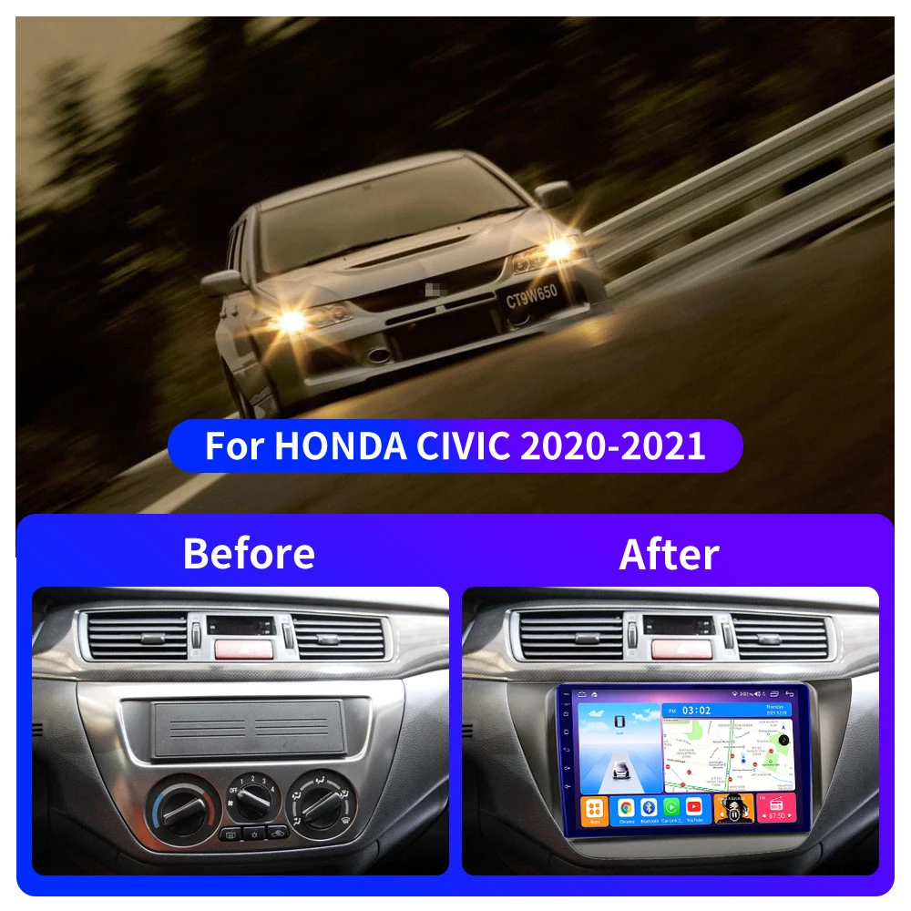 $82.38 EKIY T7 DSP Android 10 Car Radio For Mitsubishi Lancer 9 CS 2000 - 2010 GPS Navigation Stereo No 2din Multimedia Video Player