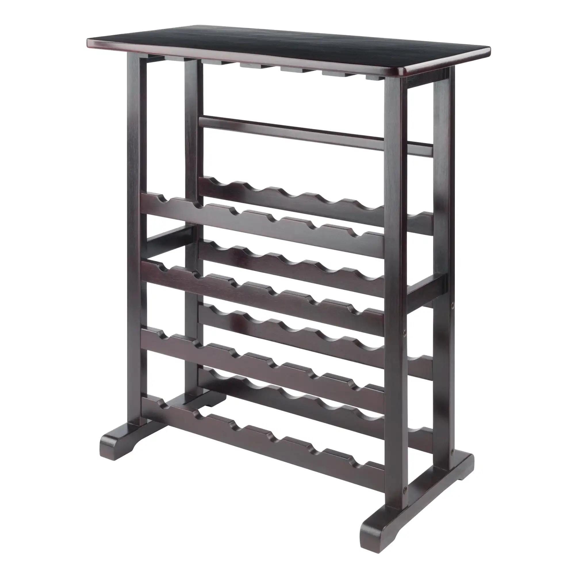 

Winsome Wood Vinny 24-Bottle Wine Rack, Espresso, Espresso Finish