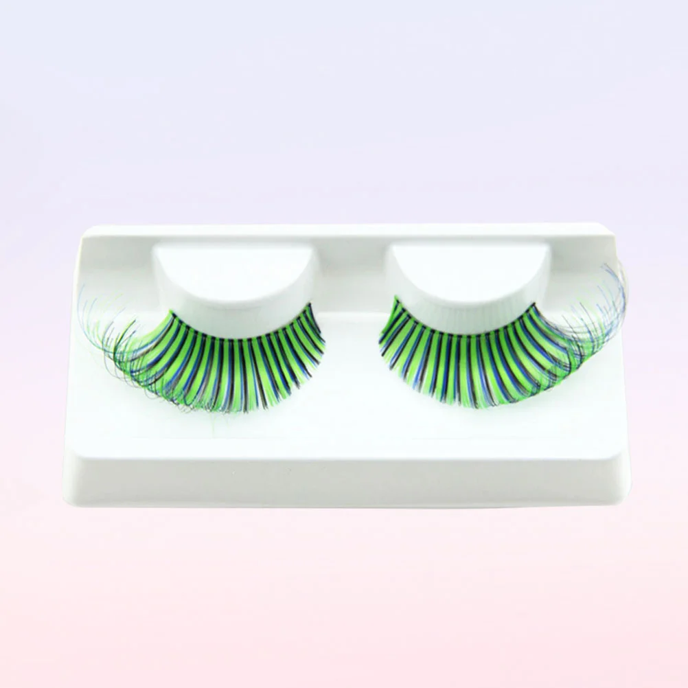

1 Pair Reusable Long Thick Eyelashes Fancy Party False Eyelashes Makeup Eye Lashes Exaggerated Simulation Eyelashes