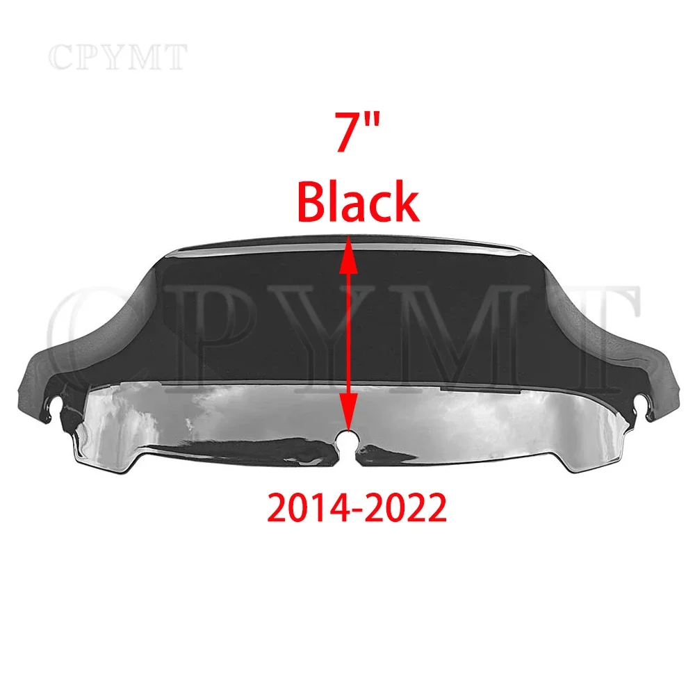 

4,5-дюймовый 7-дюймовый обтекатель лобового стекла, подходит для Harley Electra Street Glide Touring Ultra Limited 2014-up