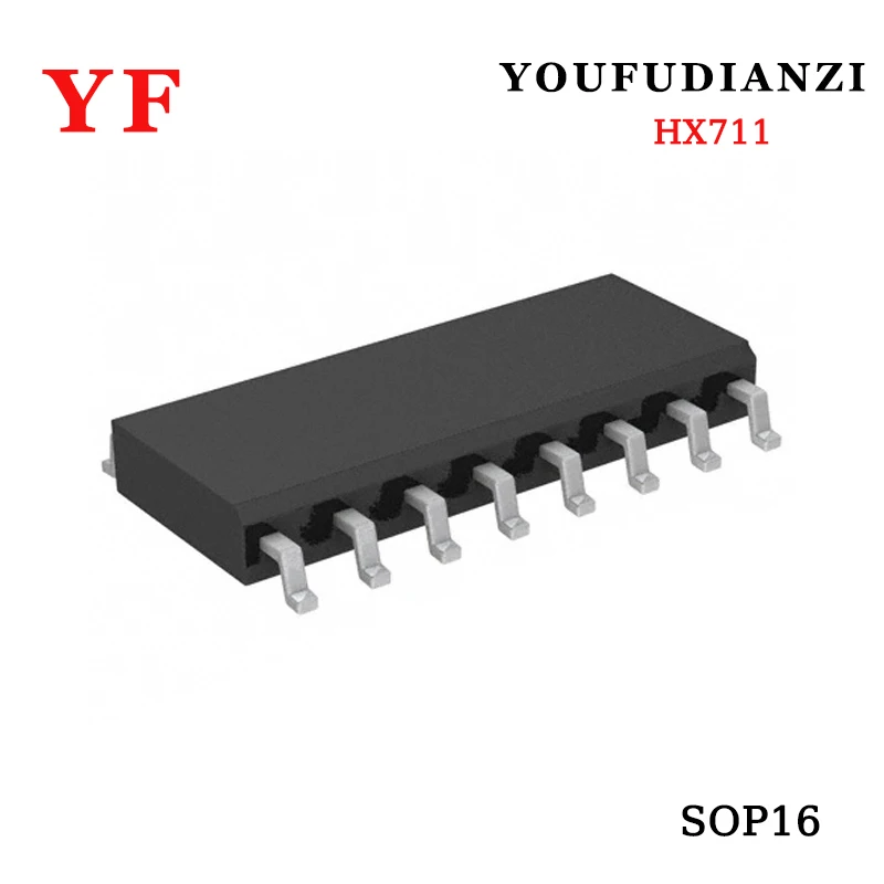 

10pcs/lot New and original HX711 SOP-16 SMD Analog / digital conversion chip for electronic scale