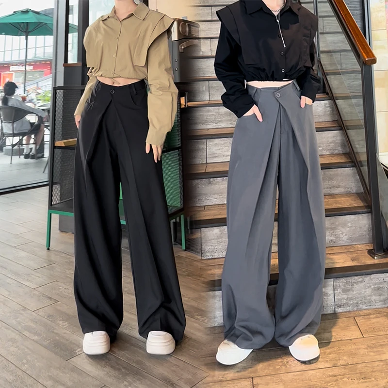 

vintage formal office Pants Women High Street Fashion Korean Style Casual Pants and trousers wholesale