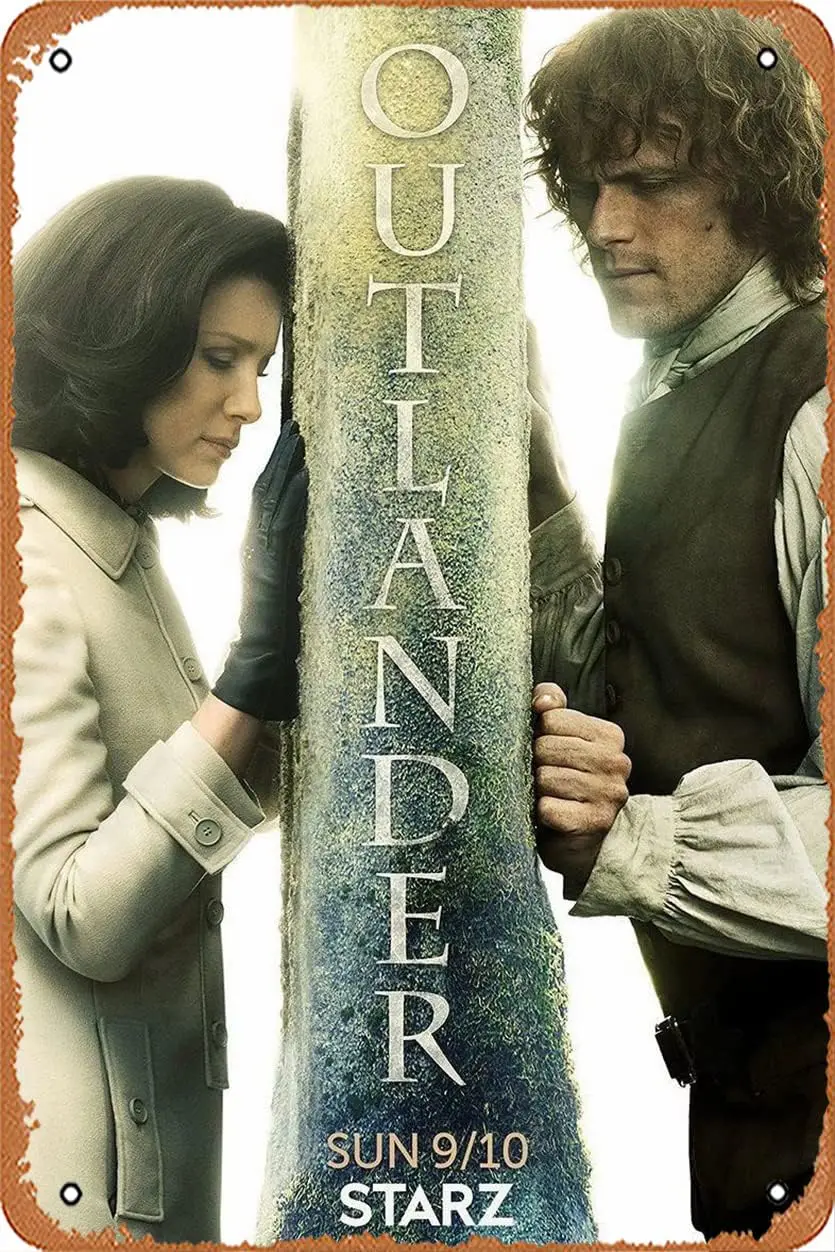 Плакат для ТВ-шоу Muecddo Outlnder (Strz) Tn Sgn Flm Move Cnem Theter 812 nches - Vntge Metl дома Br Pub Grge Decor Gfts