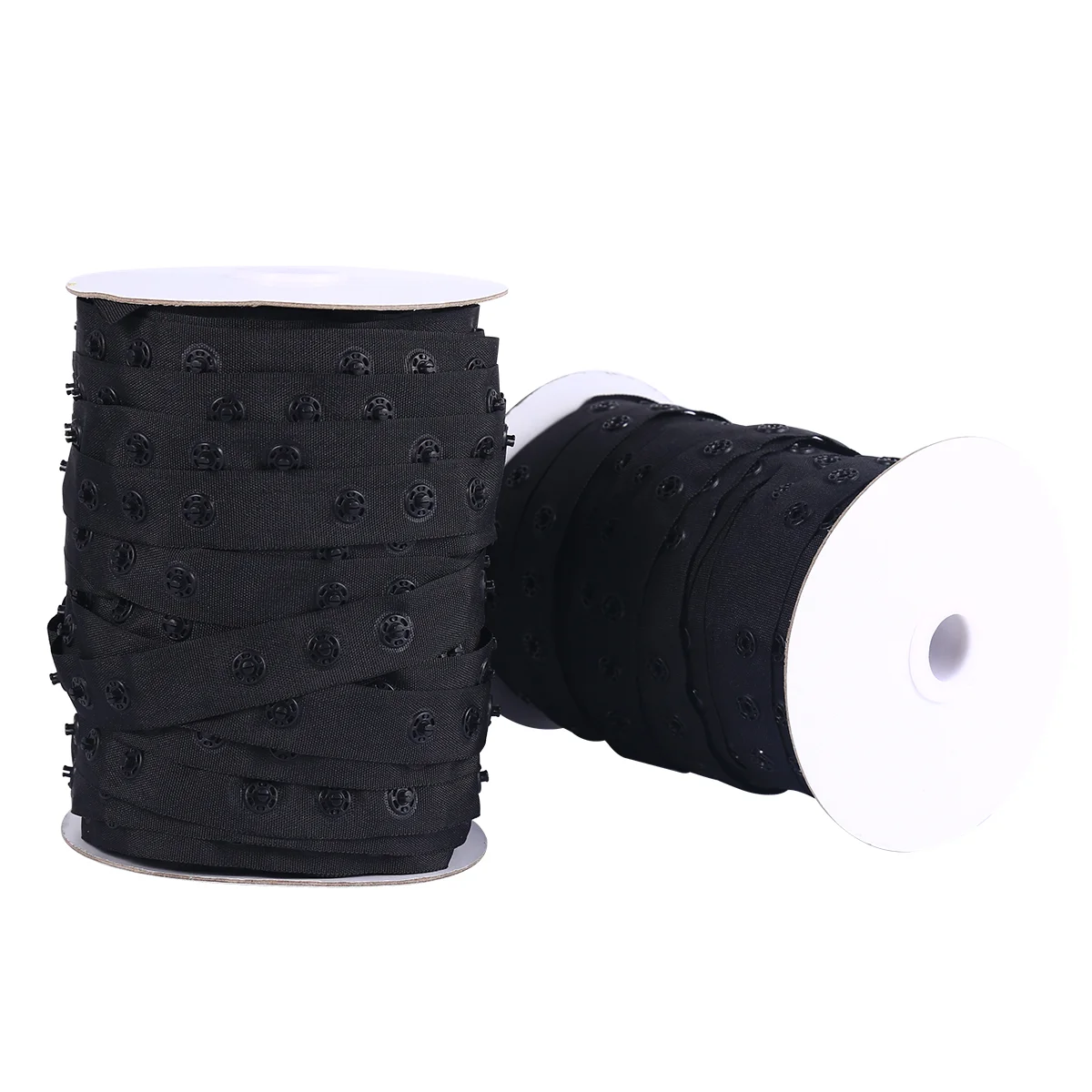 

Snap Tape Sewing Elastic Band Ribbon Fasteners Fastener Cord Stretchy Buttonhole Stud Button Replacement White Zipper Knitting