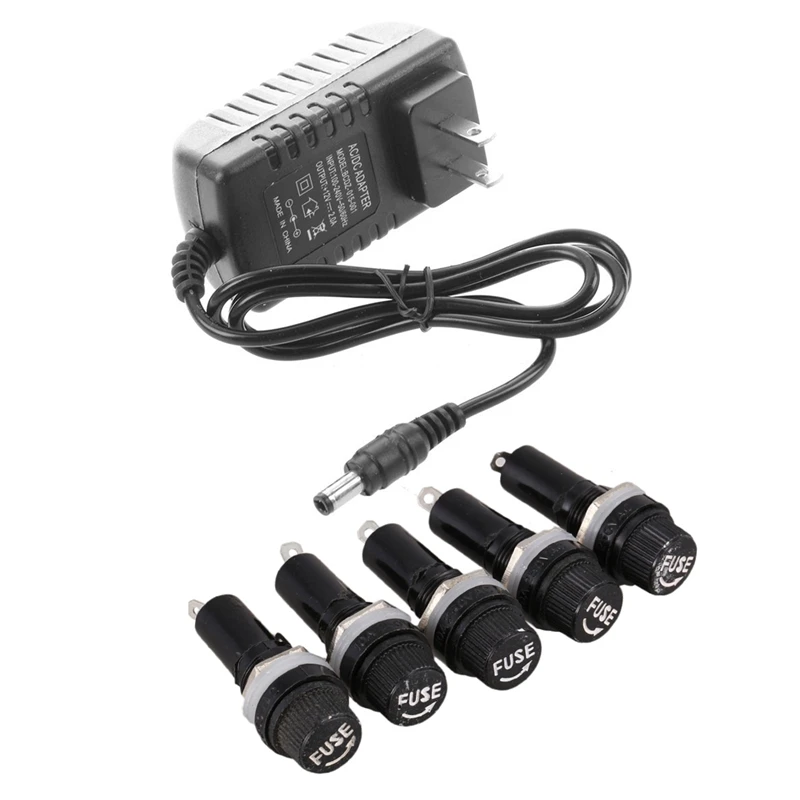 

1 шт., держатель предохранителя для светодиодной ленты, 12 В, 2 А