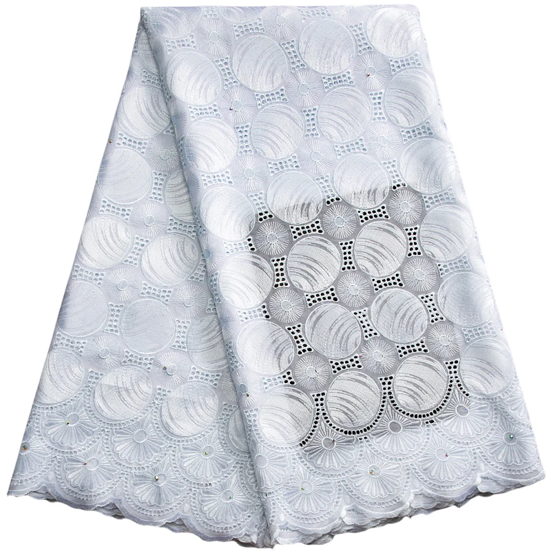 

Kalume Africain Swiss Voile Lace in Switzerland 2023 High Quality Nigerian Cotton Lace Fabric for Wedding Dress Dry Lace F3493