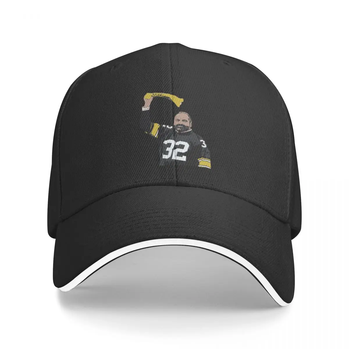 

Franco Harris Immaculate Reception 50th Anniversary Pittsburgh Fan - Franco Harris Goat Immaculate Reception 50th Baseball Cap 1