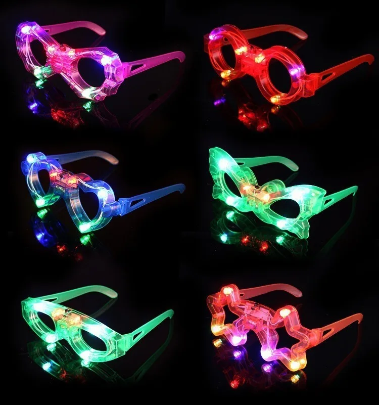 

12pcs LED Glow Light Up Feather Masquerades Venetian Mask Costume Birthday Party Headband Eye Glasses Christmas Decoration