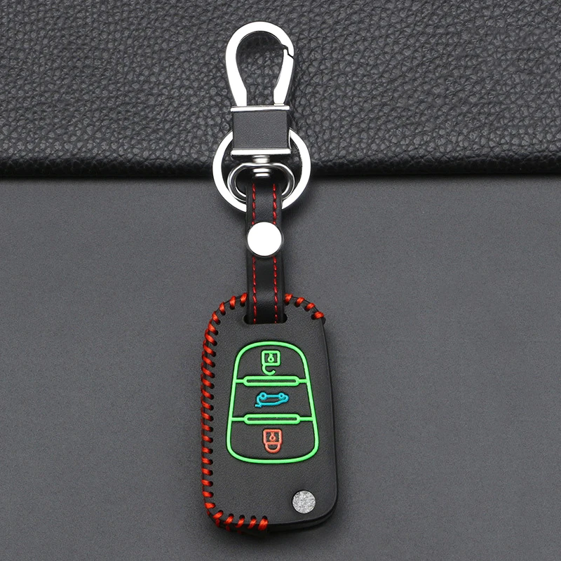 

Car Key Case Cover For KIA Sportage Rio 3 Soul Optima Ceed Pro K5 K2 Pride For Hyundai i20 i30 ix20 ix25 ix35 Elantra Accent