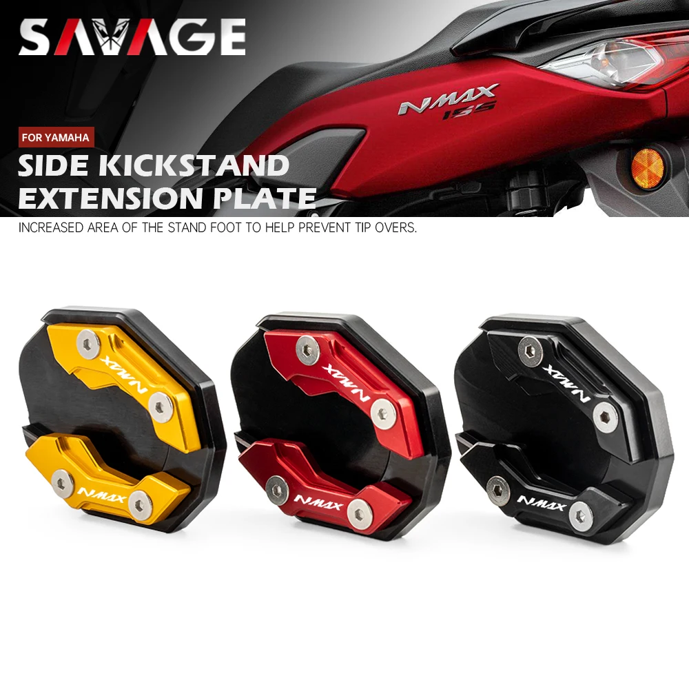 

Side Kickstand Extension Plate For YAMAHA NMAX 125 2015-2020 N-MAX 155 2017-2022 Motorcycle Stand Enlarger Foot Pad NMAX155