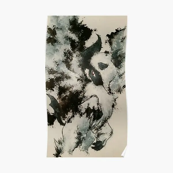 

Mega Absol Poster Wall Decor Funny Home Modern Room Mural Art Decoration Painting Vintage Picture Print No Frame