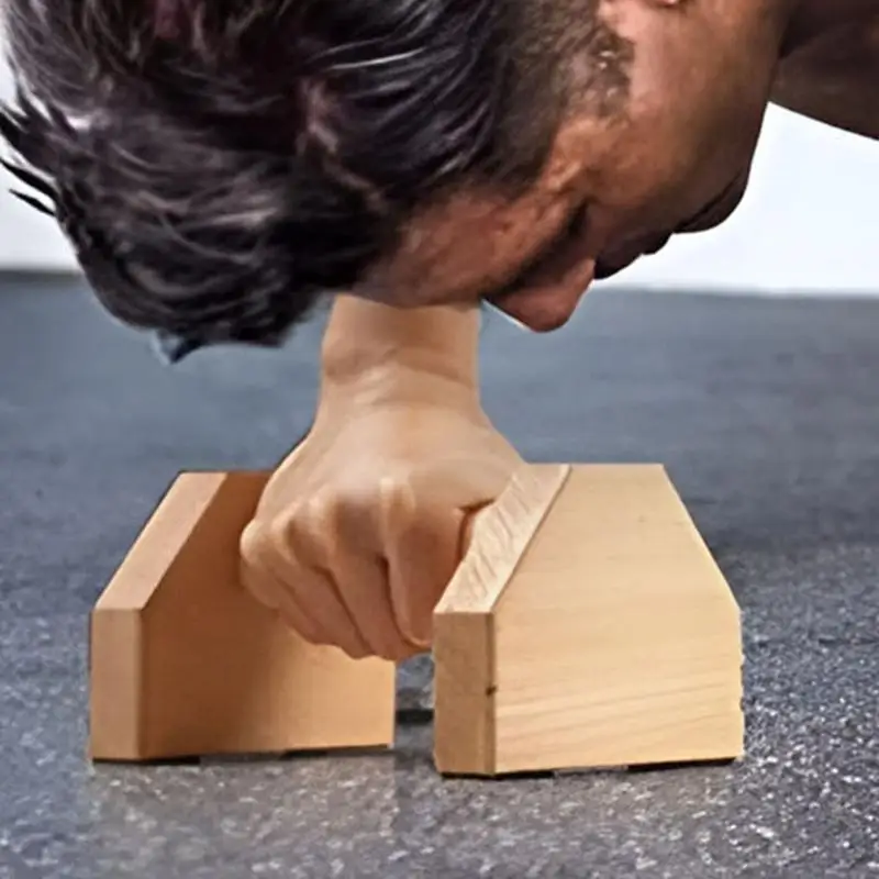 Деревянный параллельный напольный тренировочный брусок 2 шт. усиленный для