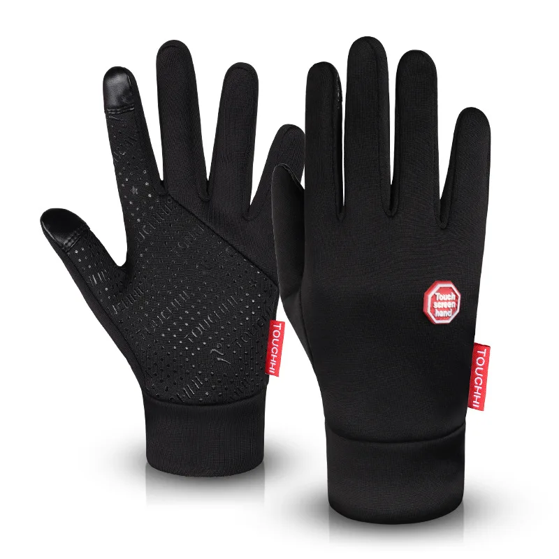 

Зимние перчатки для мужчин и женщин, теплые мотоциклетные перчатки для вождения, велосипедные спортивные Нескользящие Флисовые женские перчатки с сенсорным экраном