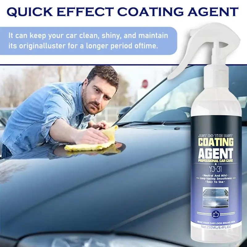Ceramic Coating For Cars Spray Paint Care Wax Hydrophobic Scratch Remover 250ml Sealant High Gloss