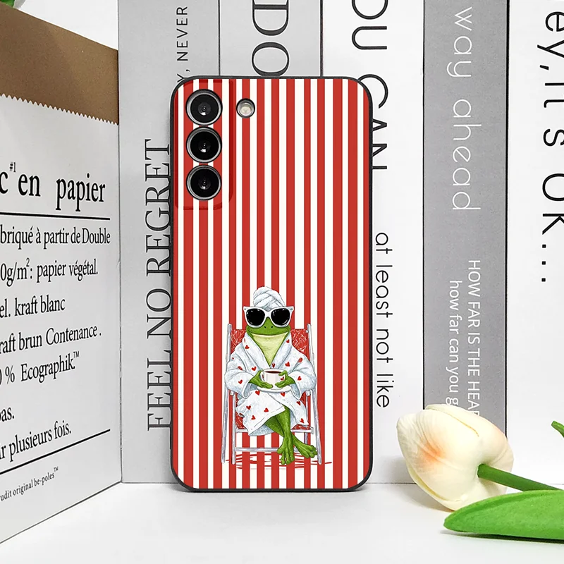 Фото Креативный чехол для телефона с принтом в виде полосатой лягушки для Google Pixel 10 9A 8 A 7A 6 A 7 PRO 8 9 Pro XL 4G 5G, мягкий противоударный чехол №5