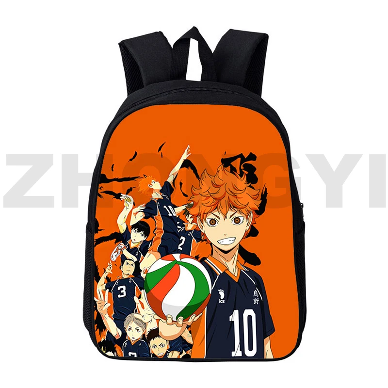 

Рюкзак Haikyuu для девочек-подростков, Модный японский дорожный ранец с 3d-рисунком аниме 16 дюймов, сумка для книг для Karasuno