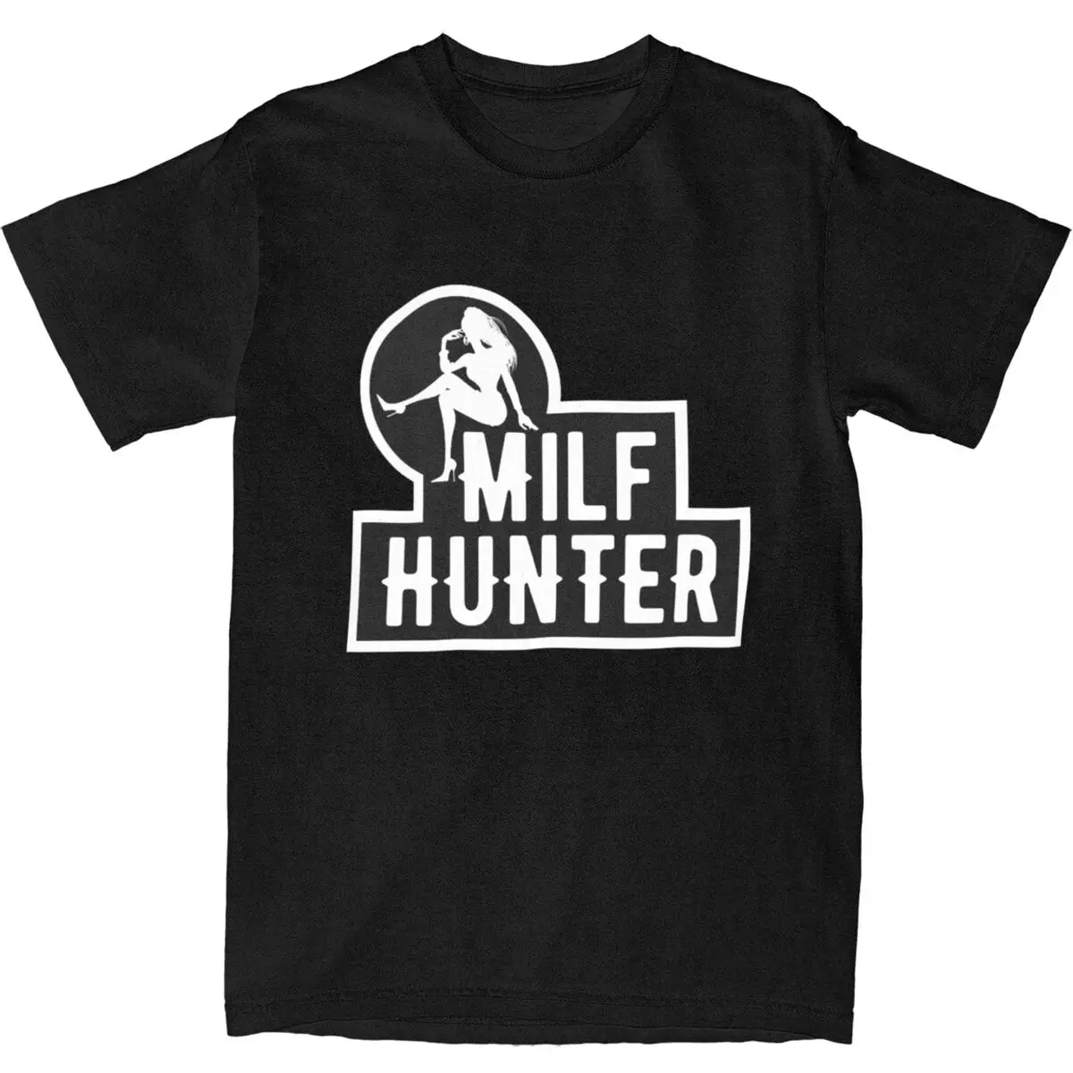 Футболка Milf Hunter мужские забавные потрясающие футболки из 100% хлопка пляжные с