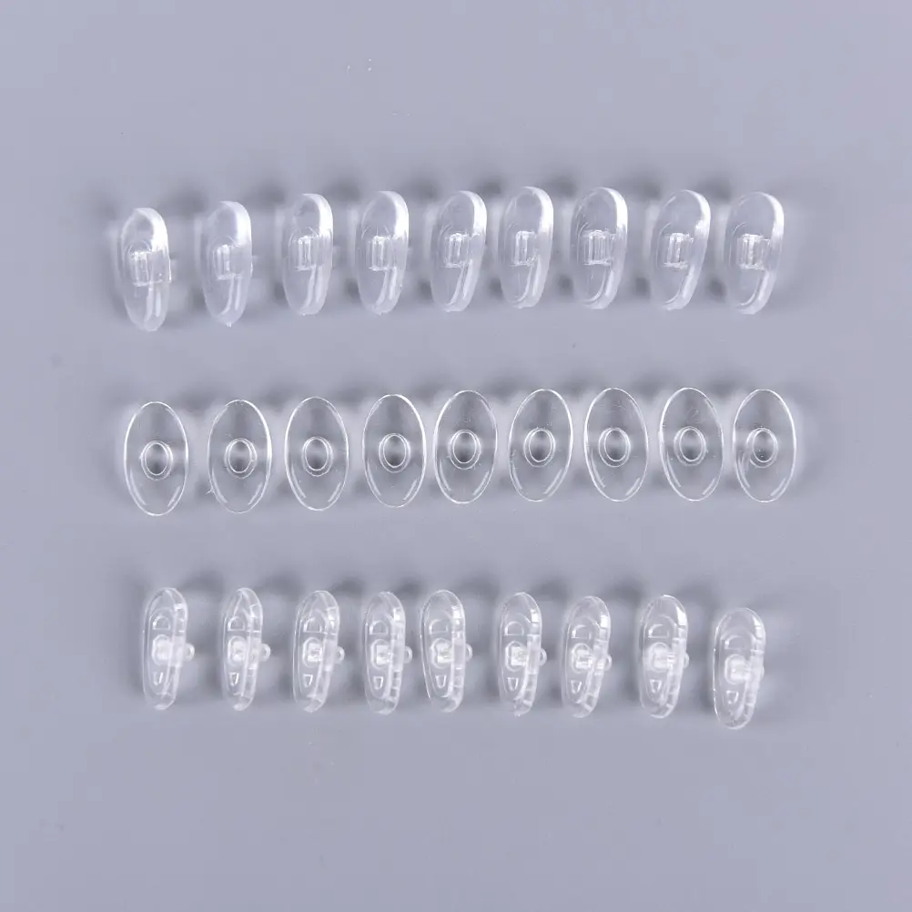 

5Pairs Air Chamber Silicone Anti Slip Nose Pads Screw-in For Eyeglasses Eyeglasses Sunglass Accessories