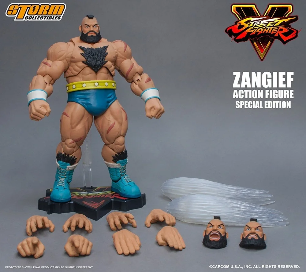 

Storm Collectibles Street Fighter V: Zangief Special Edition 1/12 Scale Action Figure Collection Toys Kids Holiday Gifts