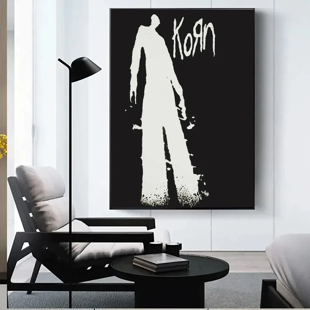 Музыкальный постер K-korn-Rock Band плакаты из крафт-бумаги винтажный настенная