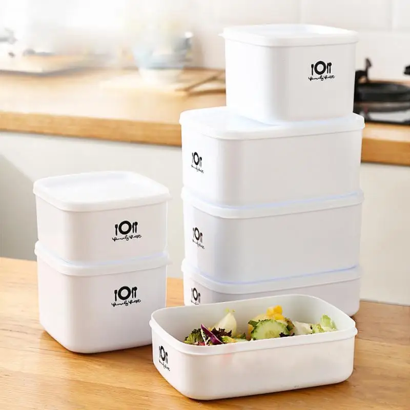 

700ML/900ML/1000ML/1200ML Portable Bento Box Refrigerator Food Storage Container Microwavable Lunch Box Fresh-Keeping Container