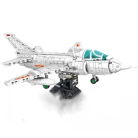 sembo plane building blocks high tech expert fighter aircraft model bricks assembly toys gift for children boys