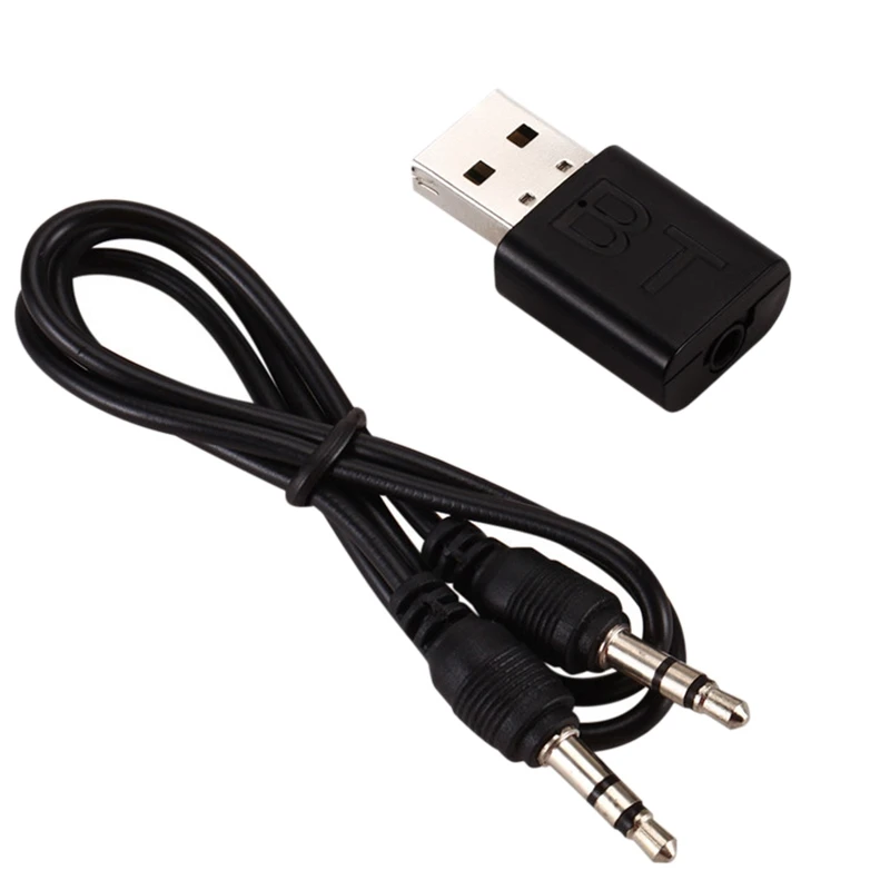 

Bluetooth Transmitter 3.5Mm Audio Adapter For Pc/Home/Headphone/Tv/Car USB Power Supply Plug And Play